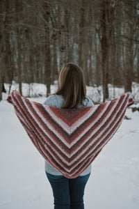 SHAWL KNITTING PATTERN: The Maple Shawl