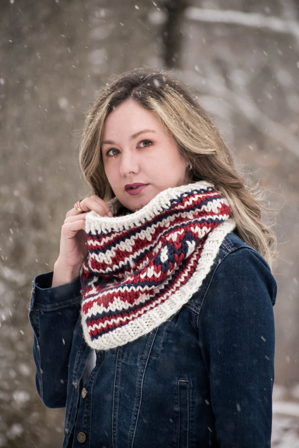 COWL KNITTING PATTERN: The Rodadero Cowl