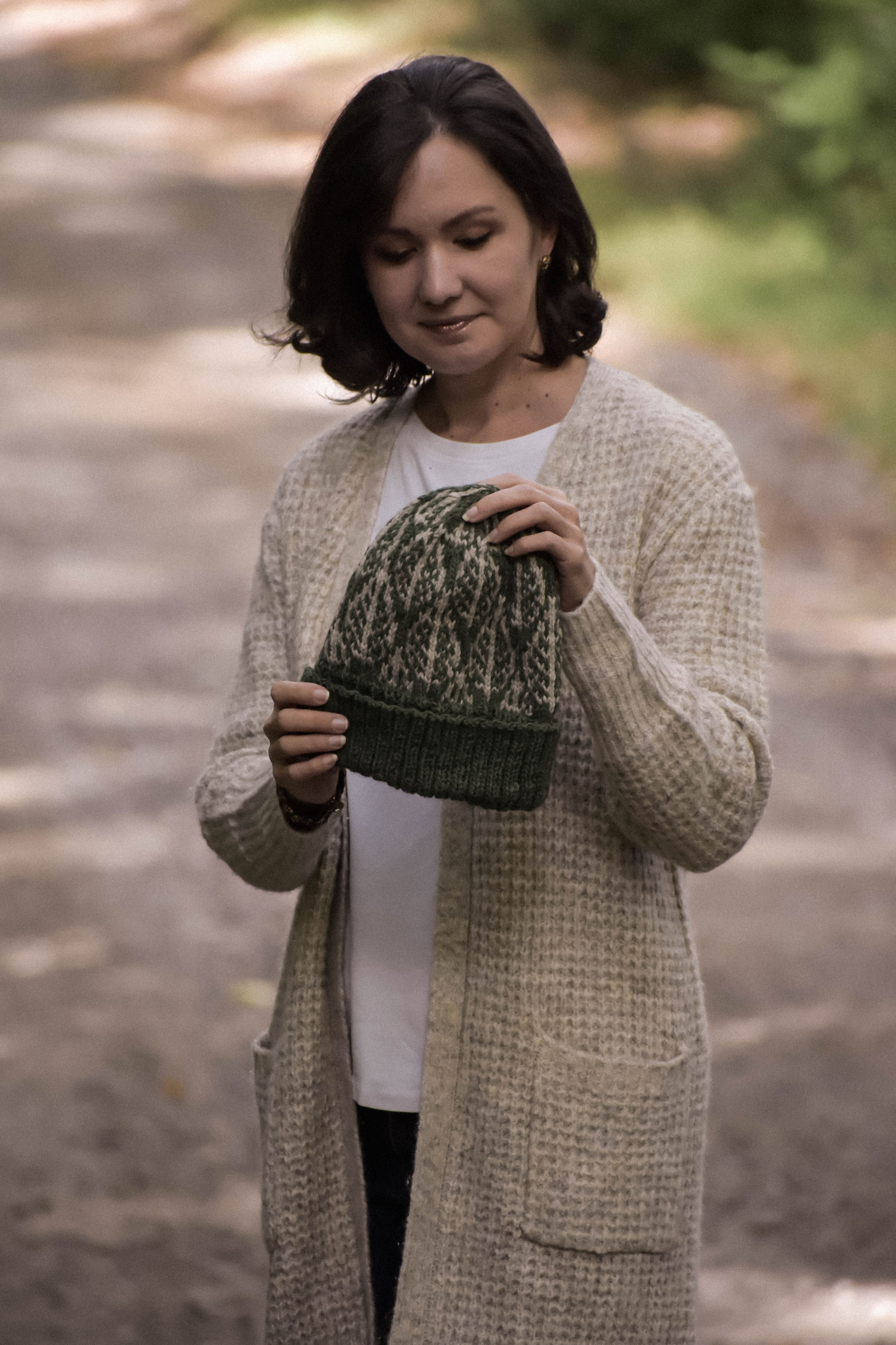 Ready to Ship: Autumn Fair Isle Beanie Beanie.