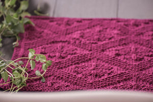 HOME DECOR KNITTING PATTERN: The Catalina Placemat