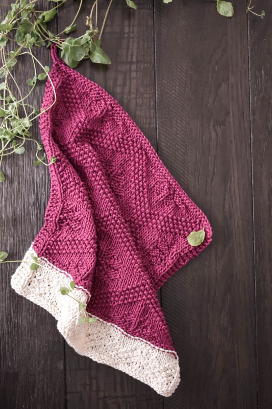 HOME DECOR KNITTING PATTERN: The Catalina Dishtowel