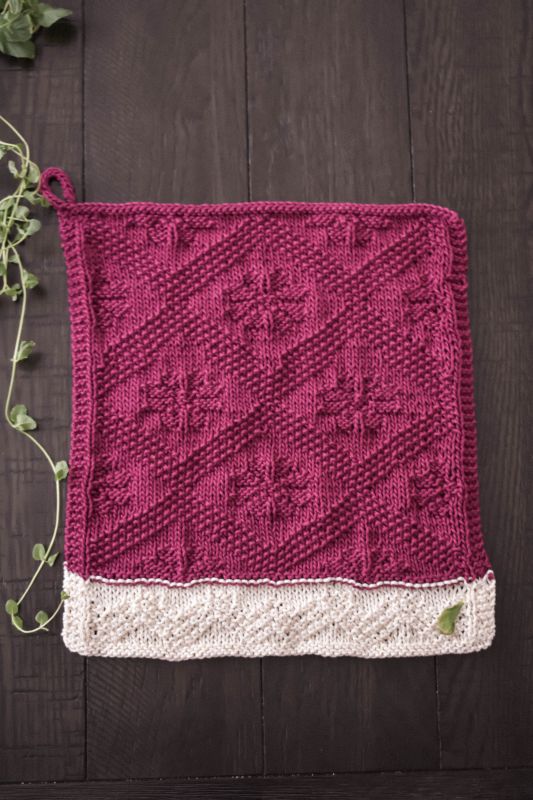 HOME DECOR KNITTING PATTERN: The Catalina Dishtowel