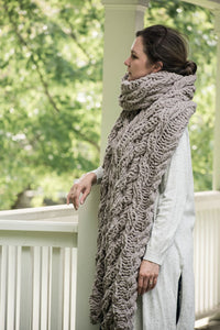 SCARF KNITTING PATTERN: The Merryall Oversized Scarf