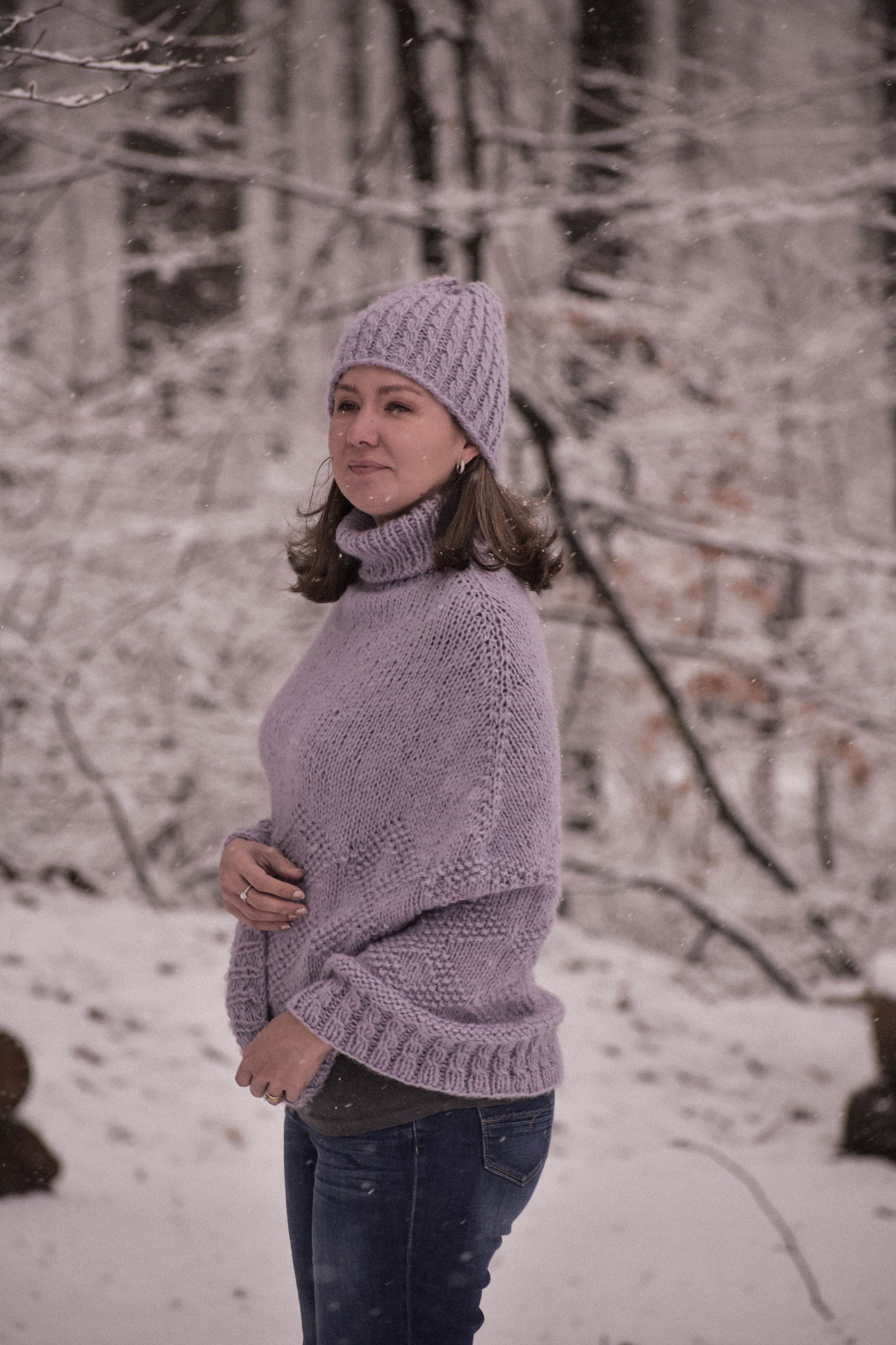 Poncho Knitting Pattern: The Sierra Nevada Poncho