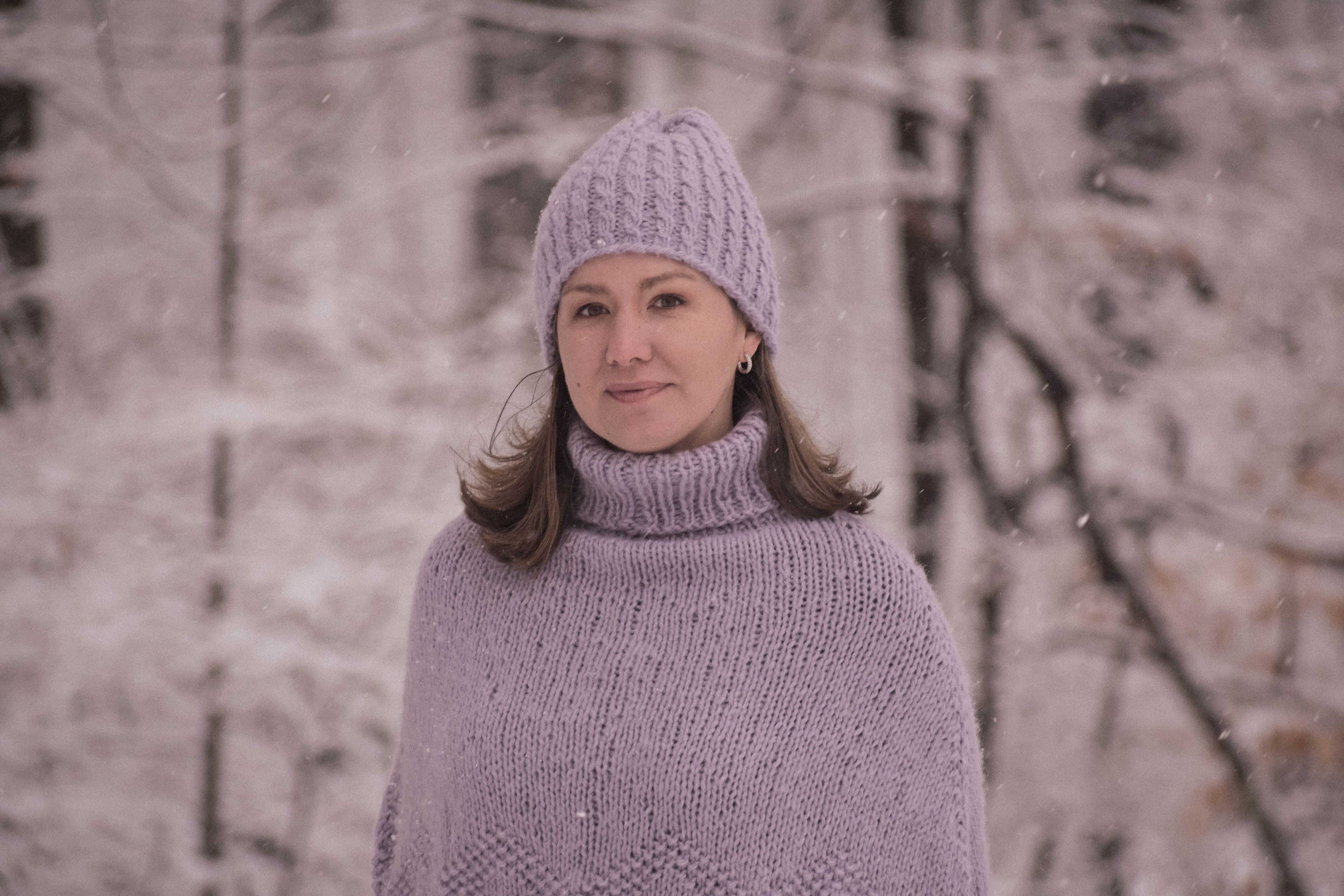 Poncho Knitting Pattern: The Sierra Nevada Poncho