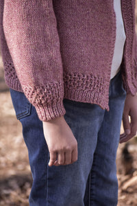 Cardigan Knitting Pattern: The Candlewood Cardigan. Child size