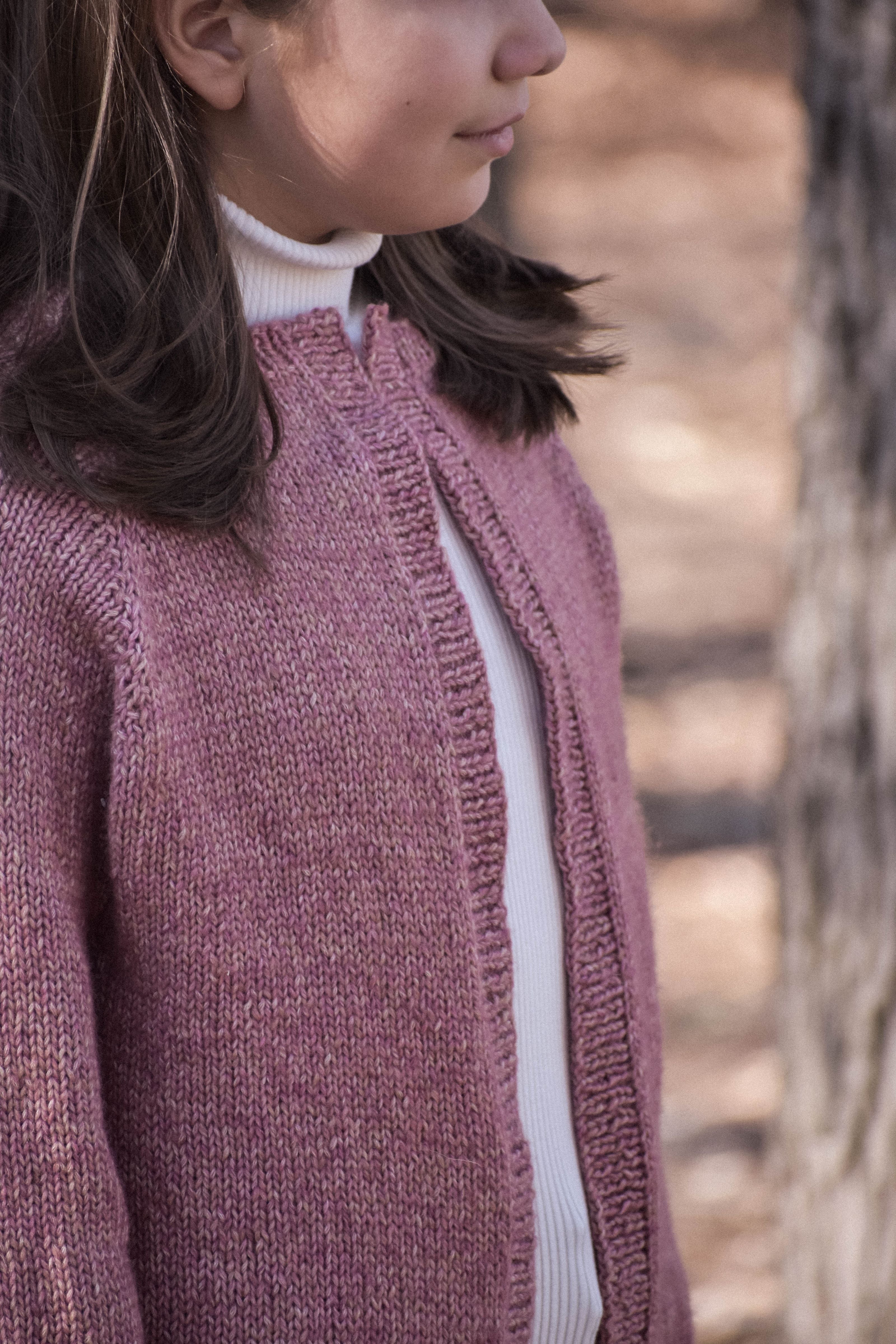 Cardigan Knitting Pattern: The Candlewood Cardigan. Child size